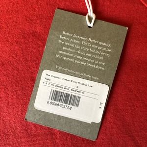 EVERLANE ORGANIC COTTON BOXY RAGLAN | TULIP | S